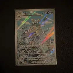 ~Holo~ The Pokemon Company Garbodor 204/182 Paradox Rift IR Stage 1 Eng 120HP - Image 1