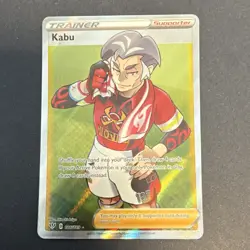 The Pokemon Company Kabu 186/189 Darkness Ablaze Ultra Rare Full Art Holo - Image 1