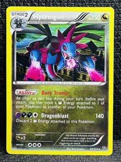 Hydreigon 97/124 Dragons Exalted Holo Rare LP Pokemon TCG - Image 1
