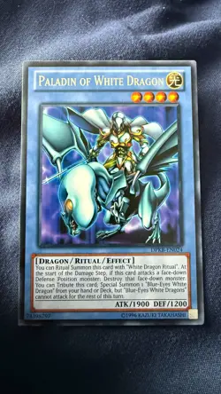 Yu-Gi-Oh! Paladin Of White Dragon DPKB-EN024 Rare Mint Unlimited Edition - Image 1