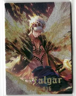 TRAFALGAR LAW SSR SSR-016 Holographic One Piece Collectible Anime Card - Image 1