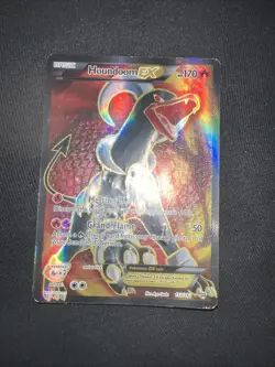 Pokemon Breakthrough Houndoom EX Full Art Ultra Rare Holo Card 153/162 - Image 2
