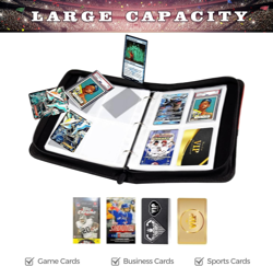 Ultimate Soccer Card Binder - 4-Pocket Album for 400 Cards, Includes 50 Removabl - Image 5