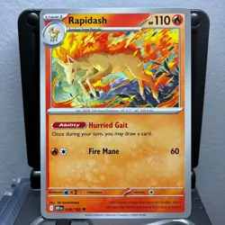 Rapidash - 030/182 - Pokemon Destined Rivals 2025 - Uncommon Card NM - Image 1