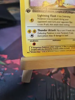 Pokemon TCG Dark Jolteon 38/82 1st Edition Non-Holo Card Rocket Near Mint! NM - Image 5