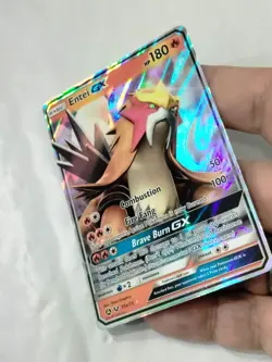 Entei GX 10a/73 Shining Legends Alternate Art Holo Pokemon Card NM - Image 2