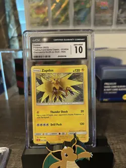 CGC Gem Mint 10 Zapdos 012/034 Trading Card Game Classic Holo - Image 1