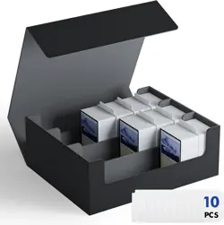 Ultimate Card Storage Solution for MTG & PTCG - Black Commander Deck Box Holds 1 - Image 10