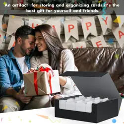 Ultimate Card Storage Solution for MTG & PTCG - Black Commander Deck Box Holds 1 - Image 6