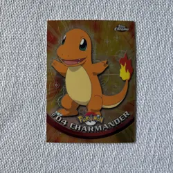 Pokemon Card - Charmander #04 - Topps Chrome - Image 1
