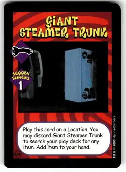 2000 Scooby-Doo! Expandable Card Game Giant Steamer Trunk - Image 1
