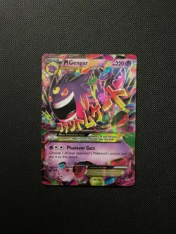 Pokemon Mega M Gengar EX Holo Card 35/119 Lightly Played - Image 1