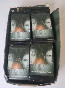 The X-Files CCG 15-Card Booster Pack Lot of 31 - Factory Sealed w/ Box - Image 1