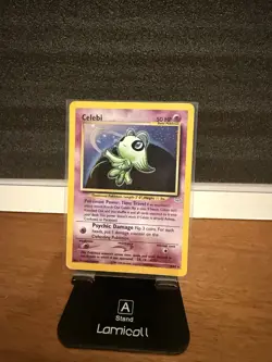 Pokemon TCG Celebi Neo Revelation Holo Rare Card 3/64 Unlimited - Lightly Played - Image 1