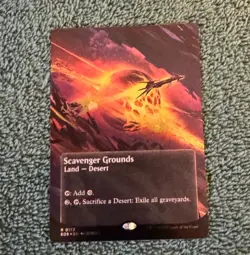 x1 Scavenger Grounds (0172) - Galaxy Foil - Borderless R MTG Edge of Eternities: - Image 1