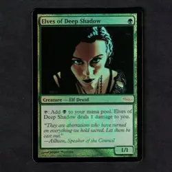 MAGIC MTG - VO Elves of Deep Shadow DCI FNM foil - Image 1