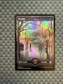 MTG Swamp #272/277 Foil Basic Land Innistrad: Midnight Hunt (MID) - Image 1