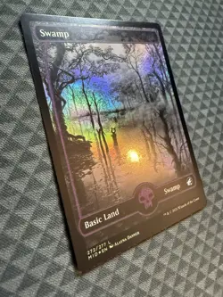 MTG Swamp #272/277 Foil Basic Land Innistrad: Midnight Hunt (MID) - Image 2