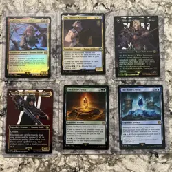 MTG Final Fantasy Lightning Army of One, Cid, Zenos, Noctis & 2 Artifact Lot - Image 2