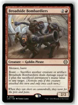 Broadside Bombardiers Commander : The Lost Caverns Of Ixalan. NM MTG Magic - Image 1