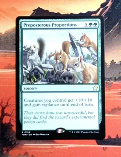 MTG Preposterous Proportions Regular FDN 109 NM R - Image 1
