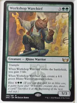 Workshop Warchief - Streets of New Capenna - Magic the Gathering MTG Nice! - Image 1