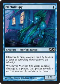 Merfolk Spy - Near Mint MTG Magic 2014 Core Set - Image 1