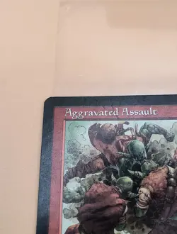 Aggravated Assault - Light Play MTG Onslaught - Image 3