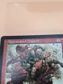 Aggravated Assault - Light Play MTG Onslaught - Image 4