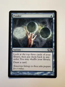 Ponder - MTG Core Set 2012 - NM - Image 1