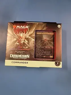 MTG Duskmourn: House of Horror - Endless Punishment Commander Deck *New/Sealed* - Image 1