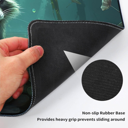 Unique Raccoon Gold Coin MTG Playmat - 24" X 14" Non-Slip Rubber Base with HD Pr - Image 5