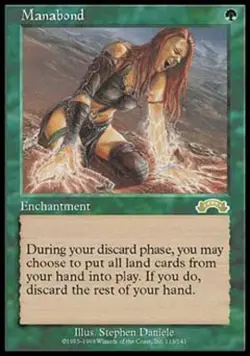 MTG English Manabond Light Play Normal Exodus - Image 1