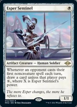MTG English Esper Sentinel NM Normal Modern Horizons 2 - Image 1