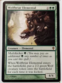 Wolfbriar Elemental - Worldwake - Magic the Gathering MTG Nice! - Image 1