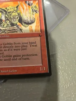 Magic the Gathering Goblin Wizard Card, the Dark Series - Image 2