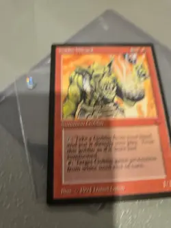 Magic the Gathering Goblin Wizard Card, the Dark Series - Image 3