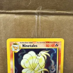 Ninetales 12/102 Holo Rare Pokemon TCG Card Base Set 1999 ships fast - Image 2