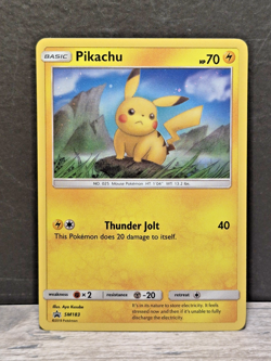 Pikachu SM183 Pokemon SM Promos Pokemon Card Game TCG NM - Image 1