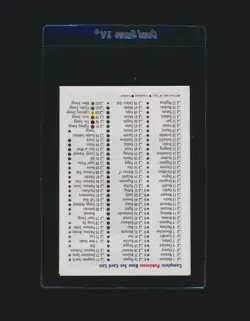 1999 Pokemon Base Jungle Fossil Card Lists Checklist NM BEAUTY - Image 2