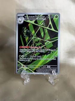 Team Rocket's Spidops 187/182 Destined Rivals Full Art Ultra Rare Pokemon Card - Image 1