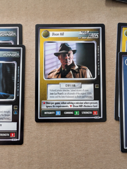 2001 Decipher Star Trek CCG Holodeck Adventures Complete 141 Card Set 1-131 + UR - Image 2