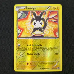 Emolga 49/113 Legendary Treasures Reverse Holo 2013 Tomokazu Kamiya Pokemon Card - Image 1