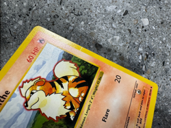 Pokemon TCG Cards SHADOWLESS Base Set Growlithe 28/102 Uncommon LP - Image 5