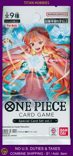 One Piece Card Game Special Set VOL. 1 SEALED PACK JUMP PROMO FOR ASIA ONLY - Image 1