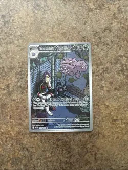 Pokemon Team Rocket's Weezing 199/182 Sv10 Destined Rivals Holo Rare Card - Image 1