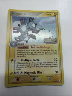 Pokemon Card - Magneton Legend Maker 22/92 Rare Reverse Holo Stamped NM - Image 2