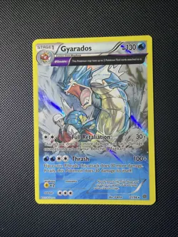 Pokemon Gyarados TCG Full Art Holo Rare Card 21/98 NM - Image 1