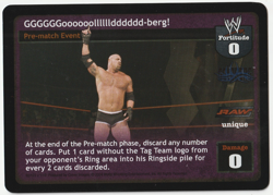 WWE RAW Deal GGGGGGoooooolllllldddddd-berg! Foil Card - Image 1