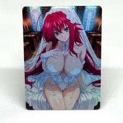 High School DxD Rias Gremory Goddess Anime Waifu ACG Foil Card - Image 1